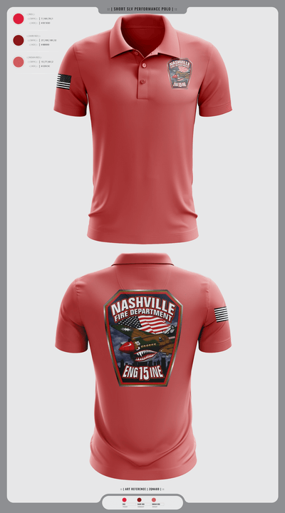Engine 15 4145727 Short Sleeve Performance Polo - 3