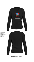 75 HCOS SGGD 45725034 Women's Long Sleeve V-neck Shirt -1 22