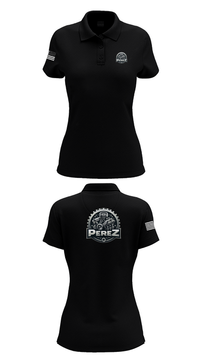 PÉREZ MOTORS 46833550 Women's Short Sleeve Performance Polo  - 16