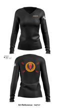 1K+ Ultra Club 66714943 Women's Long Sleeve V-neck Shirt - 6