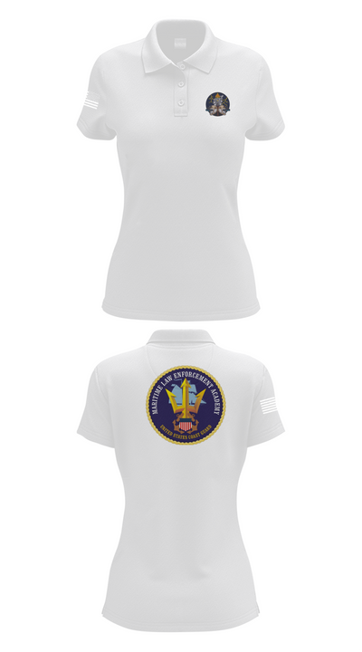 MARITIME ENFORCEMENT SPECIALIST 64321934 Women's Short Sleeve Performance Polo  - 17