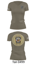 Swampscott Police 55581807 Women's Short Sleeve V-neck Shirt - 64