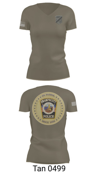 Womens Short Sleeve Vneck Shirt, Swampscott Police, Police, Teamtime, Team time, sublimation, custom sports apparel, team uniforms, spirit wear, spiritwear, sports uniforms, custom shirts, team store, custom team store, fundraiser sports, apparel fundraiser