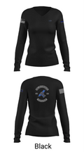 BLACKOUT LE-MC 82961790 Women's Long Sleeve V-neck Shirt - 35