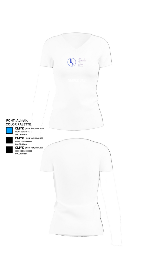 Womens Short Sleeve Vneck Shirt, Smoke One, , Teamtime, Team time, sublimation, custom sports apparel, team uniforms, spirit wear, spiritwear, sports uniforms, custom shirts, team store, custom team store, fundraiser sports, apparel fundraiser