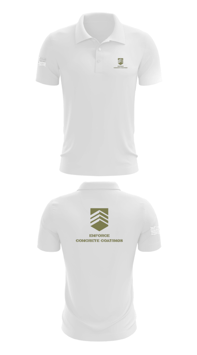 ENFORCE CONCRETE COATINGS 12824441 Short Sleeve Performance Polo - 9