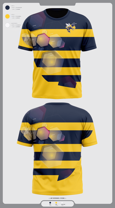 Wynne Yellowjackets 78568306 Short Sleeve Performance Shirt - 37