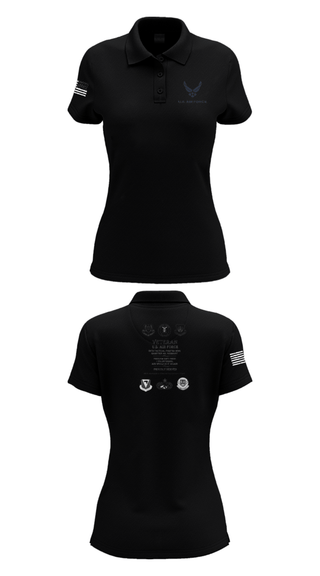 Women's Short Sleeve Performance Polo, Ramstein AGE, , Teamtime, Team time, sublimation, custom sports apparel, team uniforms, spirit wear, spiritwear, sports uniforms, custom shirts, team store, custom team store, fundraiser sports, apparel fundraiser