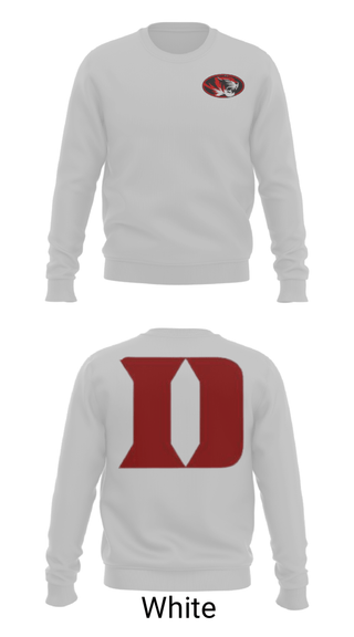 Crew Neck Sweatshirt, Duke High School Golf, Golf, Teamtime, Team time, sublimation, custom sports apparel, team uniforms, spirit wear, spiritwear, sports uniforms, custom shirts, team store, custom team store, fundraiser sports, apparel fundraiser