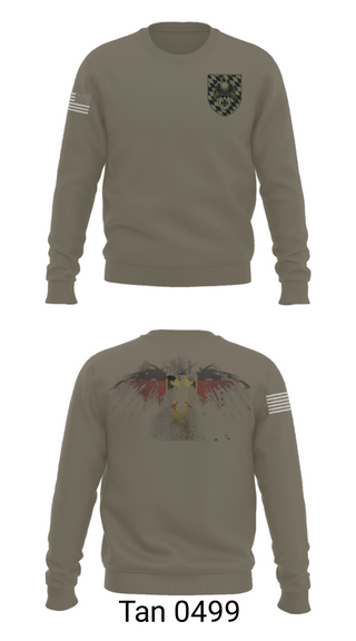 Crew Neck Sweatshirt, 3./HSchRgt1, Army, Teamtime, Team time, sublimation, custom sports apparel, team uniforms, spirit wear, spiritwear, sports uniforms, custom shirts, team store, custom team store, fundraiser sports, apparel fundraiser