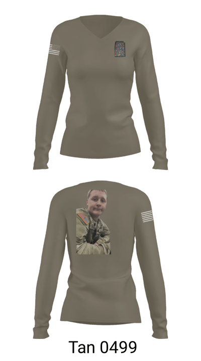 440 th Chem 36931111 Women's Long Sleeve V-neck Shirt - 76