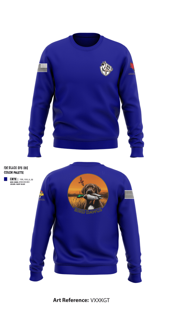 Crew Neck Sweatshirt, Bird dawgs, Army, Teamtime, Team time, sublimation, custom sports apparel, team uniforms, spirit wear, spiritwear, sports uniforms, custom shirts, team store, custom team store, fundraiser sports, apparel fundraiser