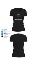 Relentless Pergolas 74517746 Women's Short Sleeve V-neck Shirt - 37