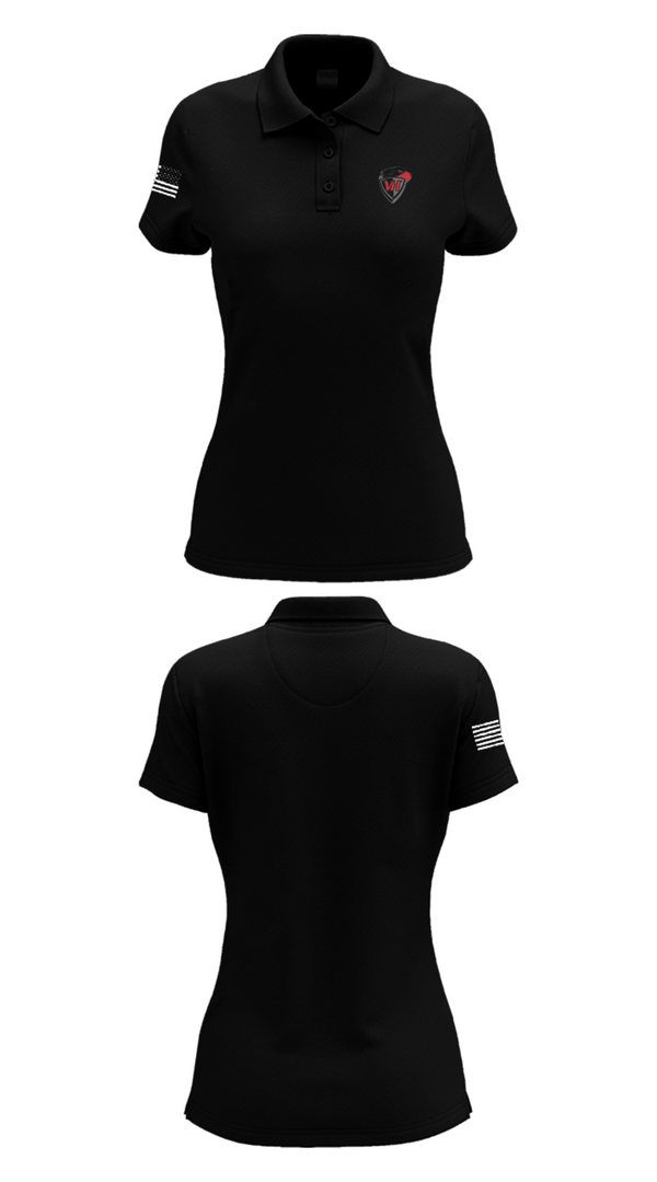 Womens Short Sleeve Performance Polo, Van Horn High School Cheer, Cheer, Teamtime, Team time, sublimation, custom sports apparel, team uniforms, spirit wear, spiritwear, sports uniforms, custom shirts, team store, custom team store, fundraiser sports, apparel fundraiser
