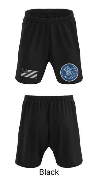 Athletic Shorts With Pockets, Little Axe Middle School Cheer, Cheer, Teamtime, Team time, sublimation, custom sports apparel, team uniforms, spirit wear, spiritwear, sports uniforms, custom shirts, team store, custom team store, fundraiser sports, apparel fundraiser