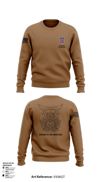 343rd Medical Hospital Augmentation Detachment 45513256 Crew Neck Sweatshirt - 152
