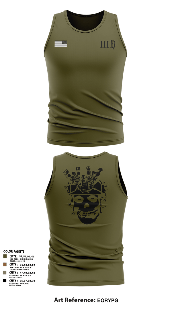 Tank Top, 3B 1-325 AIR, 2BCT, 82ND ABN DIV, Army, Teamtime, Team time, sublimation, custom sports apparel, team uniforms, spirit wear, spiritwear, sports uniforms, custom shirts, team store, custom team store, fundraiser sports, apparel fundraiser
