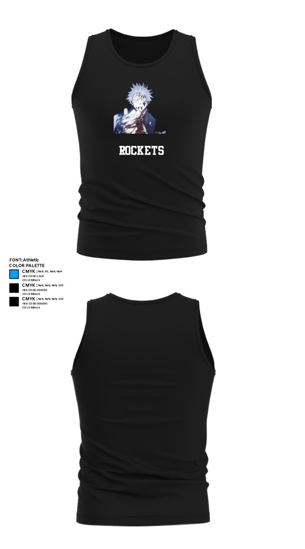 Tank Top, Rockets, Men's Basketball, Teamtime, Team time, sublimation, custom sports apparel, team uniforms, spirit wear, spiritwear, sports uniforms, custom shirts, team store, custom team store, fundraiser sports, apparel fundraiser