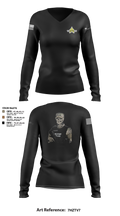 MP Section 76694737 Women's Long Sleeve V-neck Shirt - 3