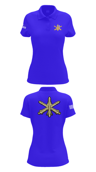 Women's Short Sleeve Performance Polo, 1/3 ADA, Army, Teamtime, Team time, sublimation, custom sports apparel, team uniforms, spirit wear, spiritwear, sports uniforms, custom shirts, team store, custom team store, fundraiser sports, apparel fundraiser
