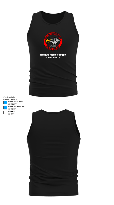 Benjamin Franklin Middle School Soccer 75816307 Tank Top - 32