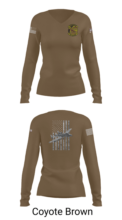 74 FGS 48894221 Women's Long Sleeve V-neck Shirt -1 17