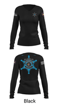 C.I.B. 14184505 Women's Long Sleeve V-neck Shirt - 23