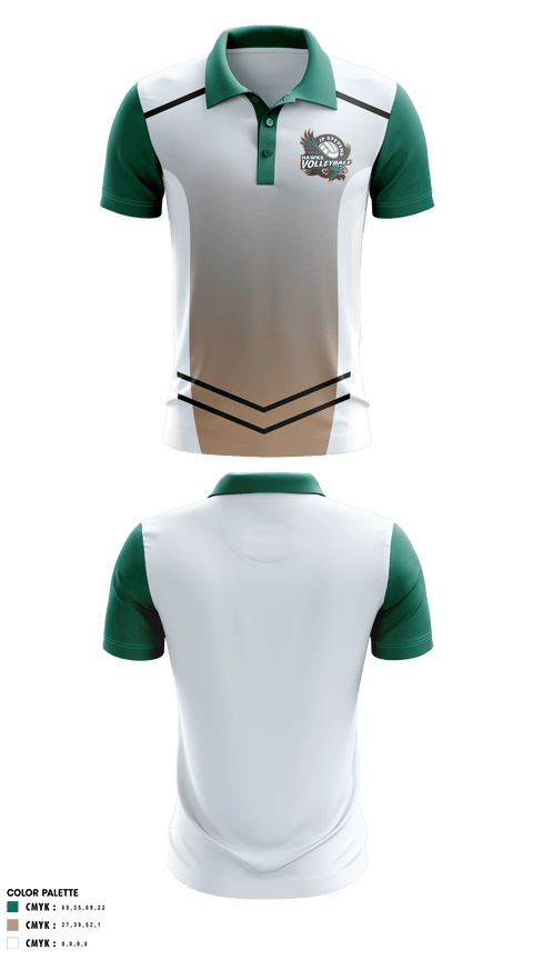 Short Sleeve Performance Polo, John P Stevens High School Volleyball, Women's Volleyball, Teamtime, Team time, sublimation, custom sports apparel, team uniforms, spirit wear, spiritwear, sports uniforms, custom shirts, team store, custom team store, fundraiser sports, apparel fundraiser