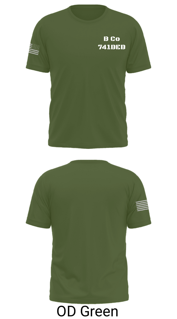 Old School Cotton Feel Shirt, B Co 741BEB, National Guard, Teamtime, Team time, sublimation, custom sports apparel, team uniforms, spirit wear, spiritwear, sports uniforms, custom shirts, team store, custom team store, fundraiser sports, apparel fundraiser