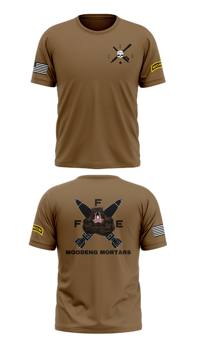 Black Foot Troop, 2-13 Cavalry 83597720 Short Sleeve Performance Shirt - 42