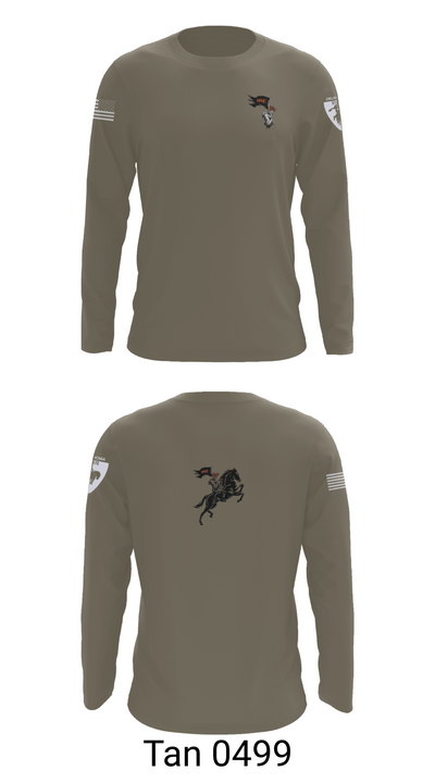 Oklahoma State University Ranger Challenge 45471102 Long Sleeve Performance Shirt 66