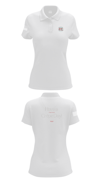 Crepe Avenue 9690947 Women's Short Sleeve Performance Polo  - 17