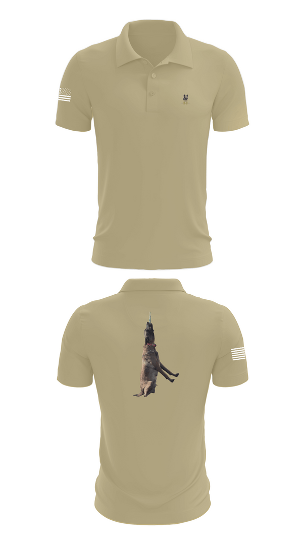 Short Sleeve Performance Polo, Mals K9, Army, Teamtime, Team time, sublimation, custom sports apparel, team uniforms, spirit wear, spiritwear, sports uniforms, custom shirts, team store, custom team store, fundraiser sports, apparel fundraiser