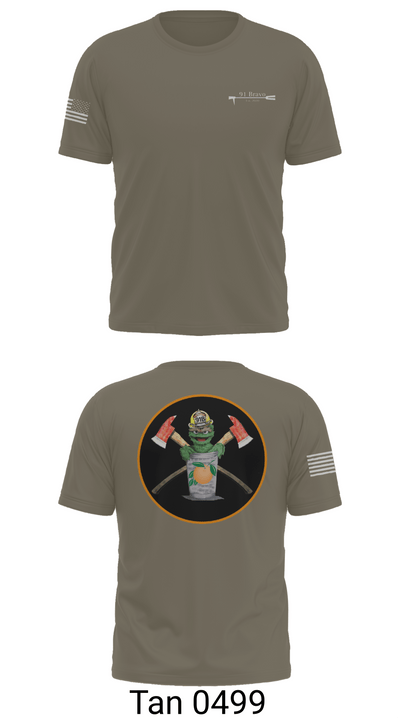 91 Bravo 3173818 Short Sleeve Performance Shirt - 76