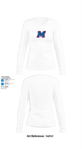 Martinsville High School Cheer 58334733 Women's Long Sleeve V-neck Shirt - 15