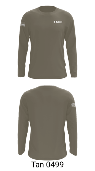 Long Sleeve Performance Shirt, 1-502, Army, Teamtime, Team time, sublimation, custom sports apparel, team uniforms, spirit wear, spiritwear, sports uniforms, custom shirts, team store, custom team store, fundraiser sports, apparel fundraiser