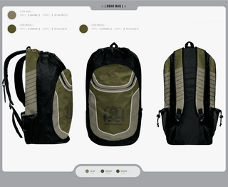 Gear Bag, Ruck Caroline Co., Cross Country, Teamtime, Team time, sublimation, custom sports apparel, team uniforms, spirit wear, spiritwear, sports uniforms, custom shirts, team store, custom team store, fundraiser sports, apparel fundraiser