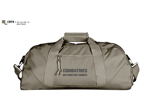Duffle Bag, Combatives instructor course, Army, Teamtime, Team time, sublimation, custom sports apparel, team uniforms, spirit wear, spiritwear, sports uniforms, custom shirts, team store, custom team store, fundraiser sports, apparel fundraiser