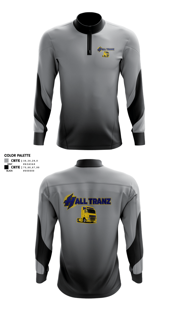 Quarter Zip Jacket, Hall Tranz, , Teamtime, Team time, sublimation, custom sports apparel, team uniforms, spirit wear, spiritwear, sports uniforms, custom shirts, team store, custom team store, fundraiser sports, apparel fundraiser