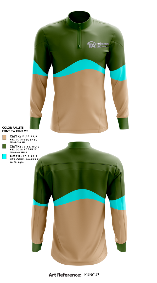 Quarter Zip Jacket, T&A Express LLC, , Teamtime, Team time, sublimation, custom sports apparel, team uniforms, spirit wear, spiritwear, sports uniforms, custom shirts, team store, custom team store, fundraiser sports, apparel fundraiser