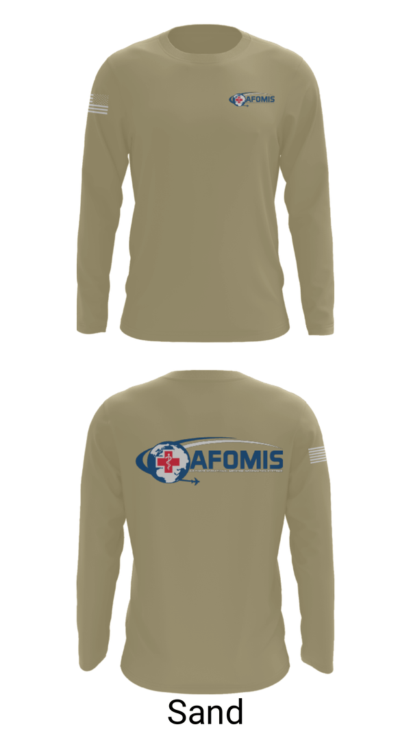 Long Sleeve Performance Shirt, AFOMIS, Air Force, Teamtime, Team time, sublimation, custom sports apparel, team uniforms, spirit wear, spiritwear, sports uniforms, custom shirts, team store, custom team store, fundraiser sports, apparel fundraiser