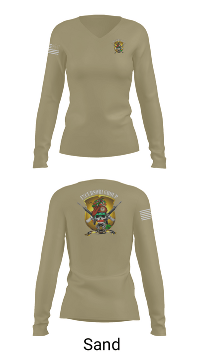 Incursori 53152298 Women's Long Sleeve V-neck Shirt - 65
