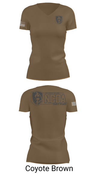 Womens Short Sleeve Vneck Shirt, CCoE NCOA Charlie Branch, , Teamtime, Team time, sublimation, custom sports apparel, team uniforms, spirit wear, spiritwear, sports uniforms, custom shirts, team store, custom team store, fundraiser sports, apparel fundraiser