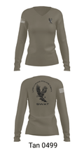 LOS LUNAS POLICE DEPT. SWAT 5938018 Women's Long Sleeve V-neck Shirt - 73