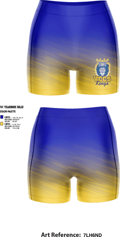 Victory Christian Center School Volleyball 2498322 Women's Compression Shorts - 1