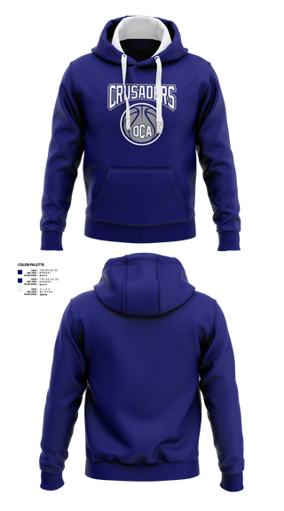 Hoodie, Ohio Christian Academy, Men's Basketball, Teamtime, Team time, sublimation, custom sports apparel, team uniforms, spirit wear, spiritwear, sports uniforms, custom shirts, team store, custom team store, fundraiser sports, apparel fundraiser