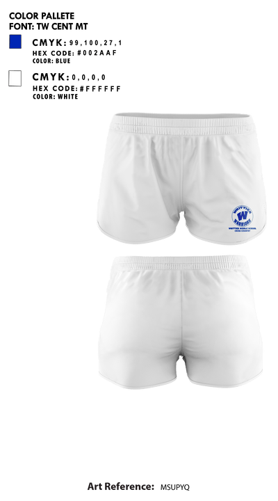 Whittier Middle School Cross Country 96354646 Women's Shorts - 1