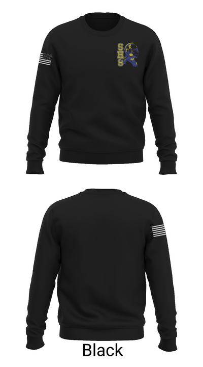 Stafford High School Basketball 81575563 Crew Neck Sweatshirt - 21