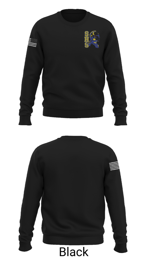 Crew Neck Sweatshirt, Stafford High School Basketball, Women's Basketball, Teamtime, Team time, sublimation, custom sports apparel, team uniforms, spirit wear, spiritwear, sports uniforms, custom shirts, team store, custom team store, fundraiser sports, apparel fundraiser