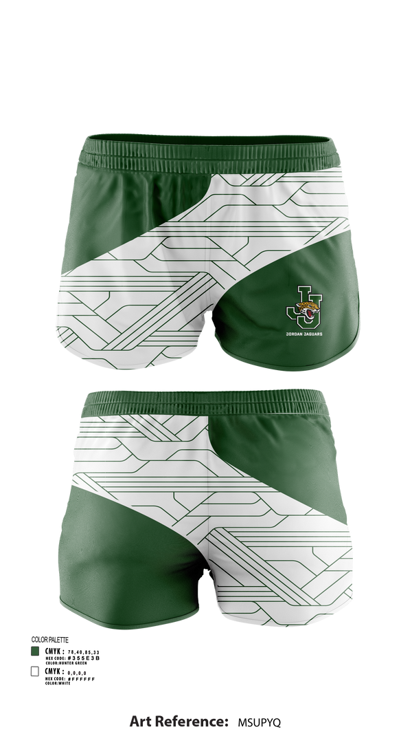Womens Shorts, Jordan Jaguars, Spirit Store, Teamtime, Team time, sublimation, custom sports apparel, team uniforms, spirit wear, spiritwear, sports uniforms, custom shirts, team store, custom team store, fundraiser sports, apparel fundraiser